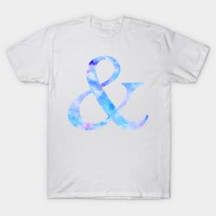 Watercolor Ampersand & T-Shirt